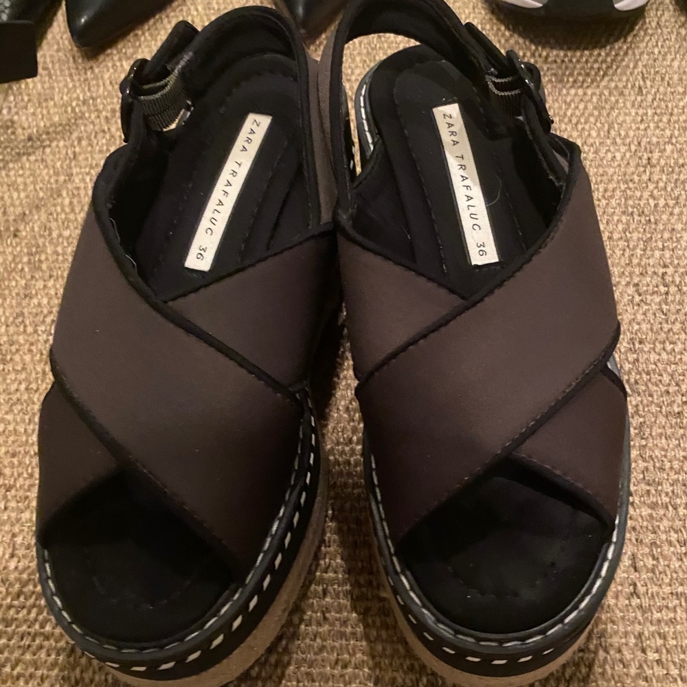 Zara platform sandals